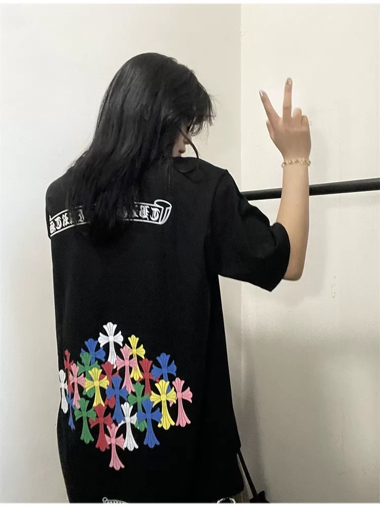 【Chrome Hearts】クロムハーツ Tシャツ 男女兼用 高品質 半袖 CH028