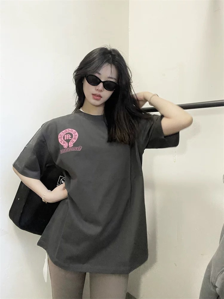 【Chrome Hearts】2025新作 クロムハーツ Tシャツ 男女兼用 高品質 半袖 CH035