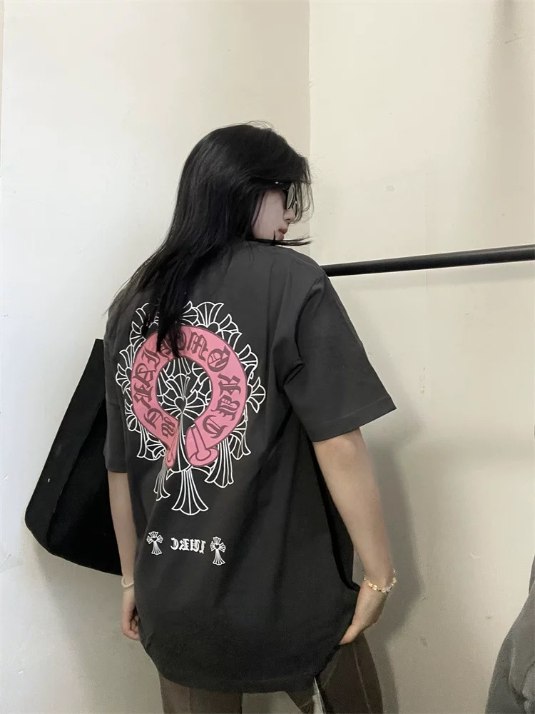 【Chrome Hearts】2025新作 クロムハーツ Tシャツ 男女兼用 高品質 半袖 CH035