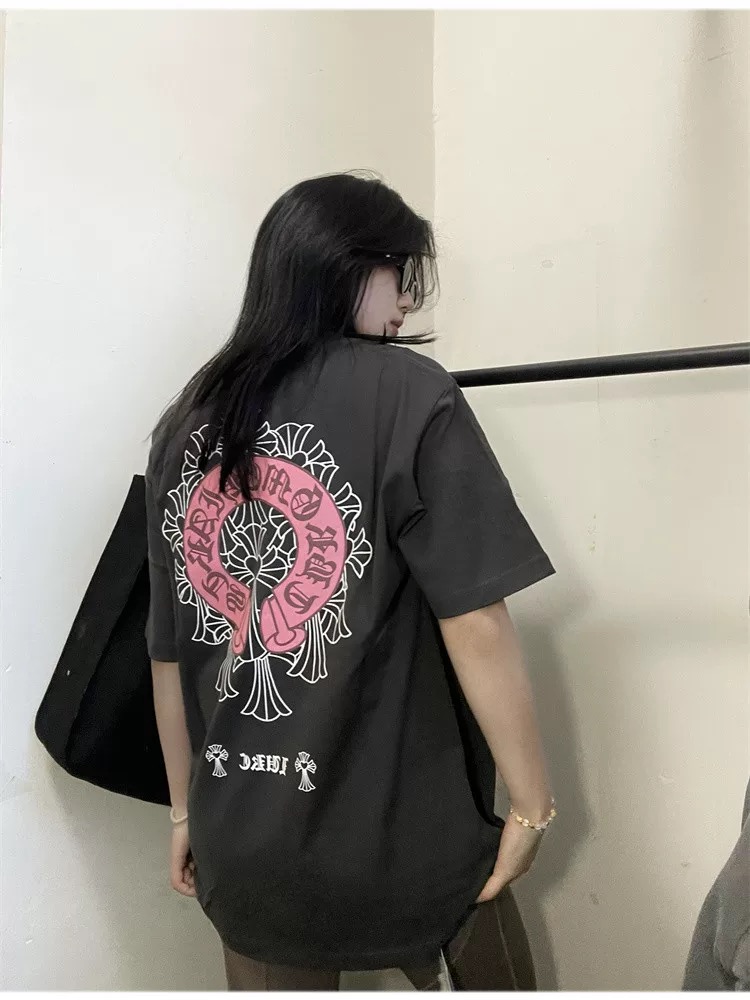 【Chrome Hearts】2025新作 クロムハーツ Tシャツ 男女兼用 高品質 半袖 CH035