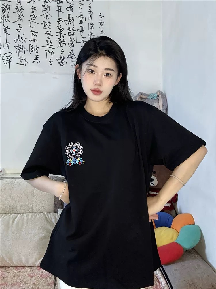 【Chrome Hearts】2025新作 クロムハーツ Tシャツ 男女兼用 高品質 半袖 CH036