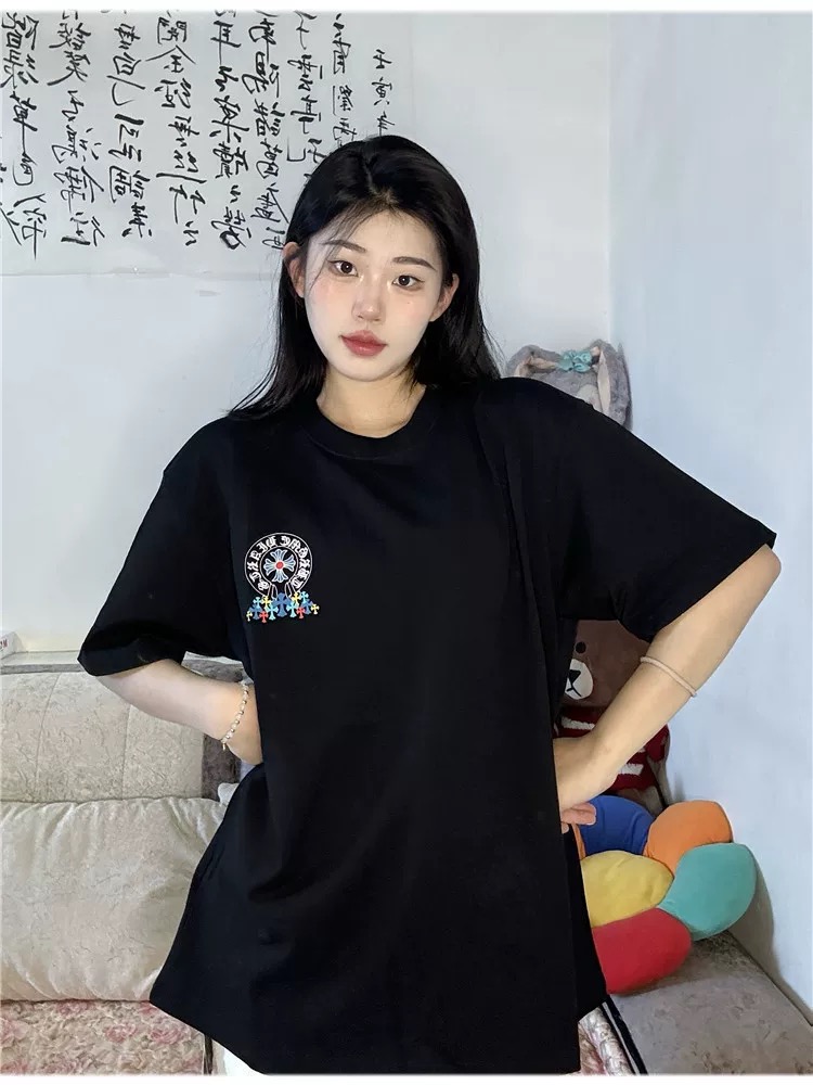 【Chrome Hearts】2025新作 クロムハーツ Tシャツ 男女兼用 高品質 半袖 CH036