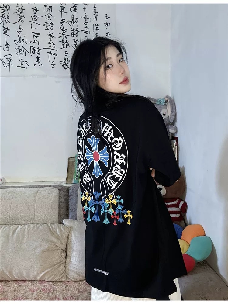 【Chrome Hearts】2025新作 クロムハーツ Tシャツ 男女兼用 高品質 半袖 CH036