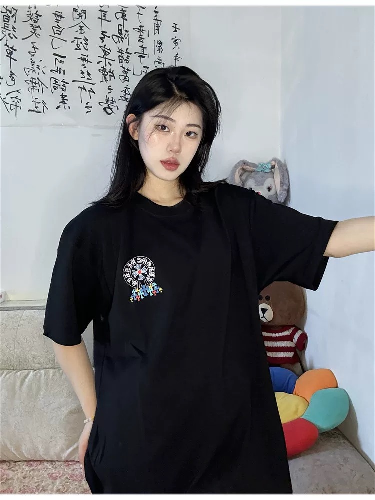 【Chrome Hearts】2025新作 クロムハーツ Tシャツ 男女兼用 高品質 半袖 CH036