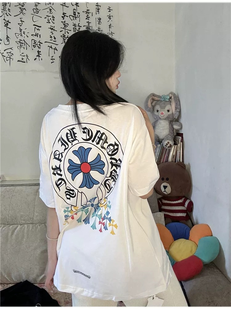 【Chrome Hearts】2025新作 クロムハーツ Tシャツ 男女兼用 高品質 半袖 CH036