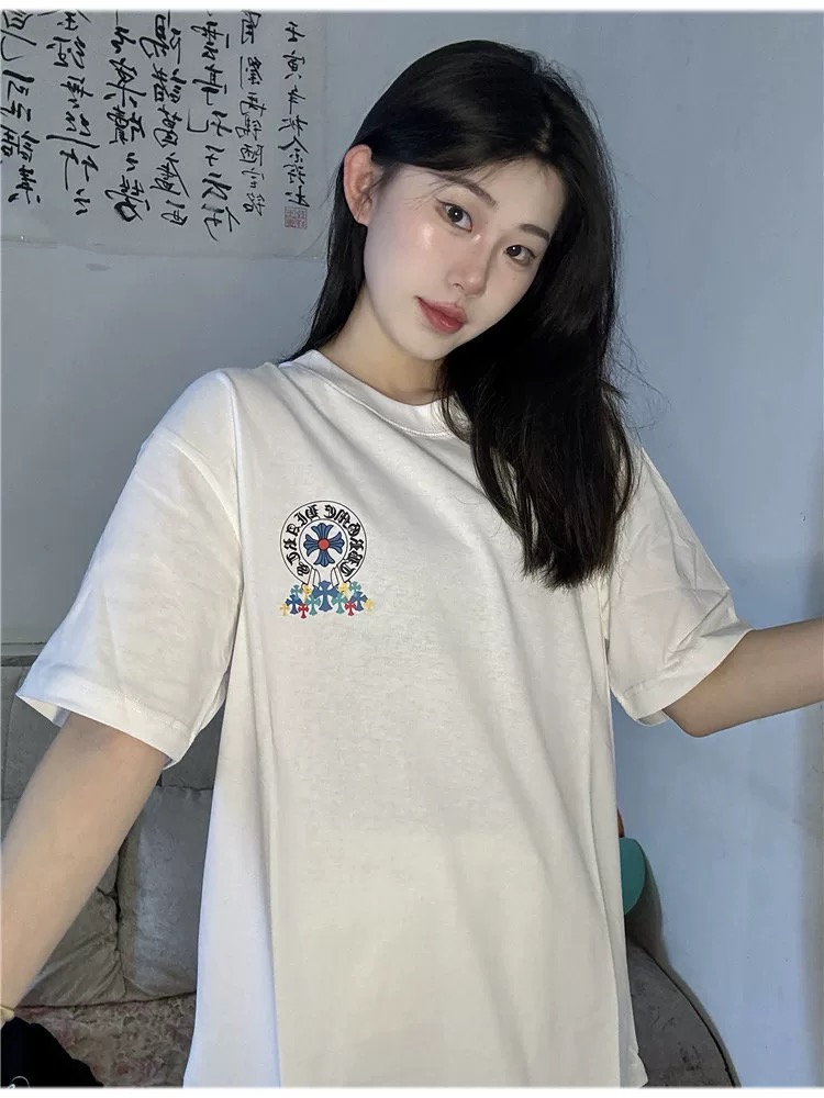 【Chrome Hearts】2025新作 クロムハーツ Tシャツ 男女兼用 高品質 半袖 CH036