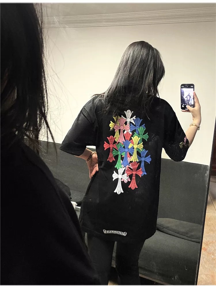 【Chrome Hearts】2025新作 クロムハーツ Tシャツ 男女兼用 高品質 半袖 CH037