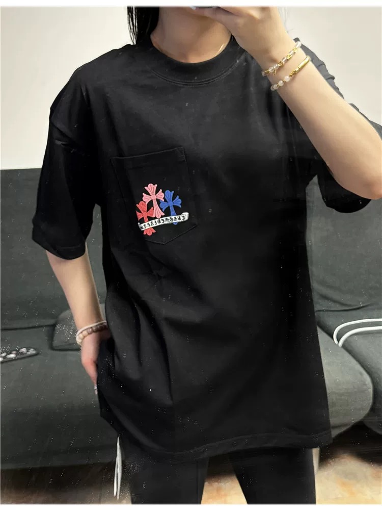 【Chrome Hearts】2025新作 クロムハーツ Tシャツ 男女兼用 高品質 半袖 CH037