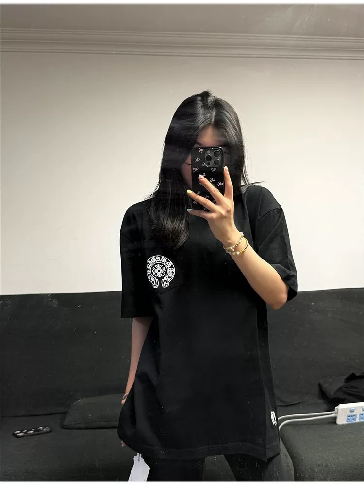 【Chrome Hearts】2025新作 クロムハーツ Tシャツ 男女兼用 高品質 半袖 CH037