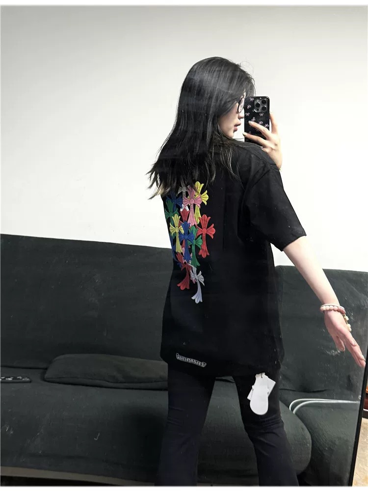 【Chrome Hearts】2025新作 クロムハーツ Tシャツ 男女兼用 高品質 半袖 CH037