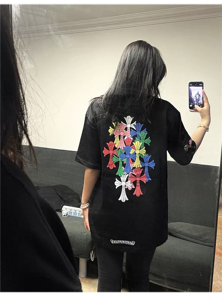 【Chrome Hearts】2025新作 クロムハーツ Tシャツ 男女兼用 高品質 半袖 CH037