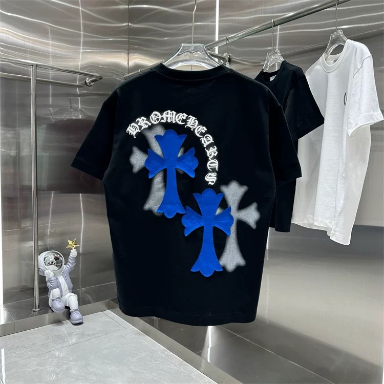 【Chrome Hearts】2025新作 クロムハーツ Tシャツ 男女兼用 高品質 半袖 CH038