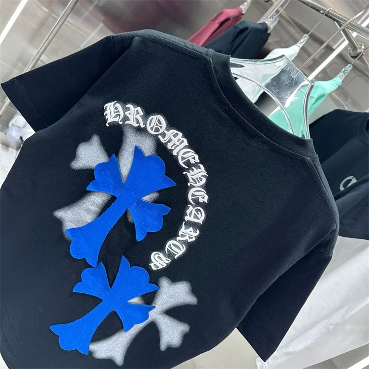 【Chrome Hearts】2025新作 クロムハーツ Tシャツ 男女兼用 高品質 半袖 CH038