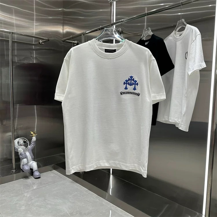 【Chrome Hearts】2025新作 クロムハーツ Tシャツ 男女兼用 高品質 半袖 CH038