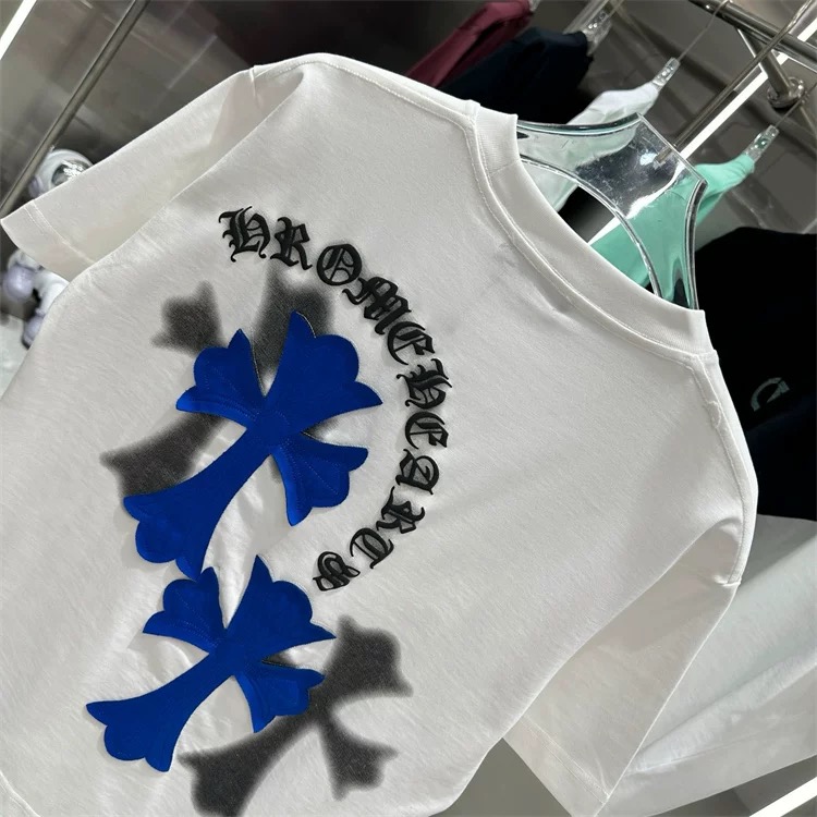【Chrome Hearts】2025新作 クロムハーツ Tシャツ 男女兼用 高品質 半袖 CH038