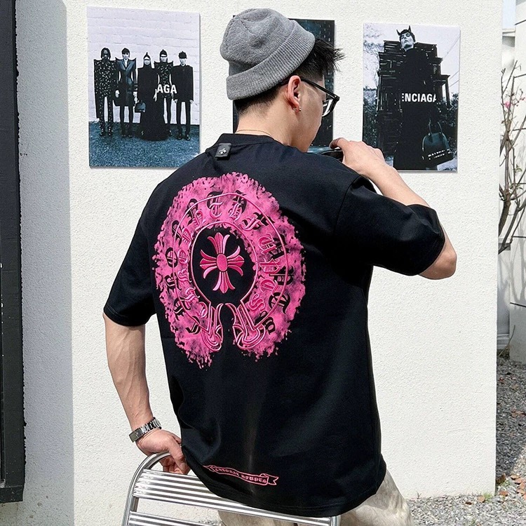 【Chrome Hearts】2025新作 クロムハーツ Tシャツ 男女兼用 高品質 半袖 CH039