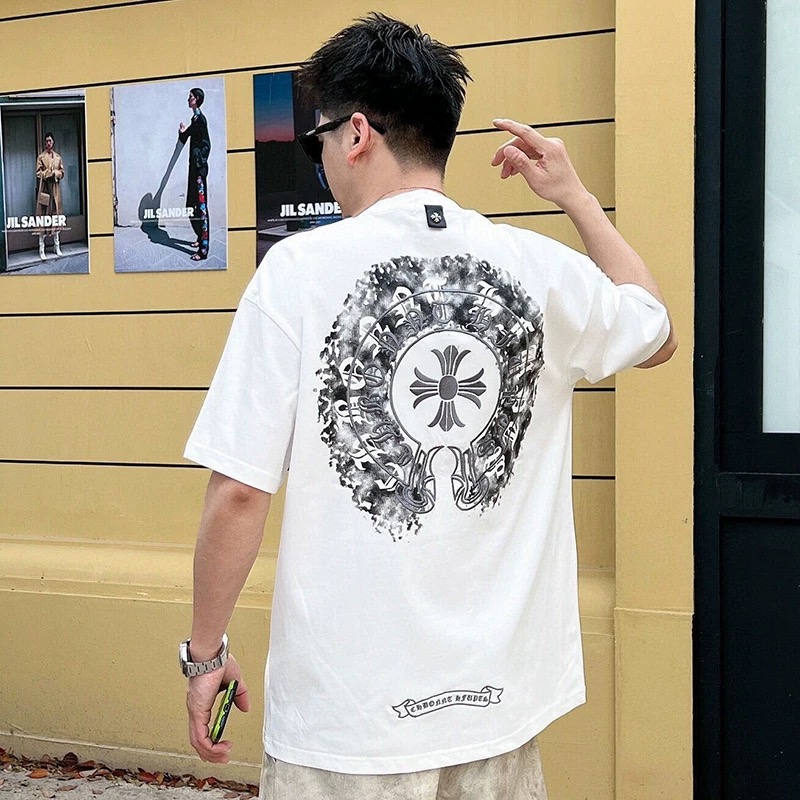 【Chrome Hearts】2025新作 クロムハーツ Tシャツ 男女兼用 高品質 半袖 CH039