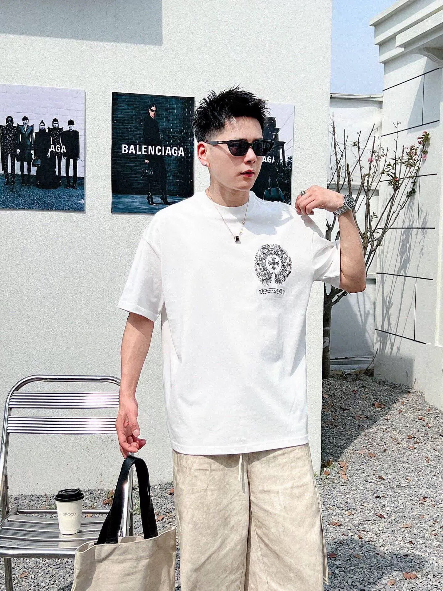 【Chrome Hearts】2025新作 クロムハーツ Tシャツ 男女兼用 高品質 半袖 CH039