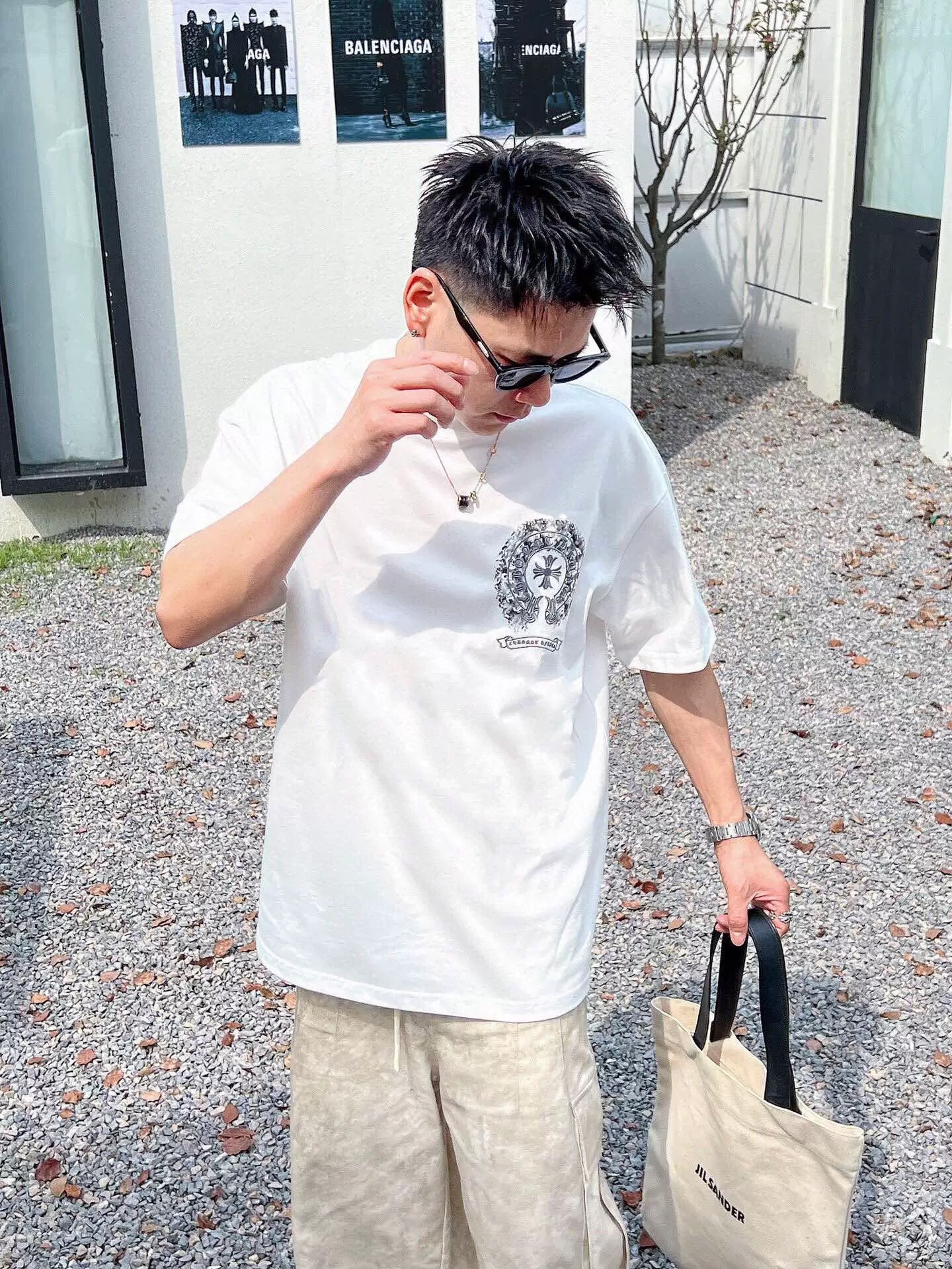 【Chrome Hearts】2025新作 クロムハーツ Tシャツ 男女兼用 高品質 半袖 CH039