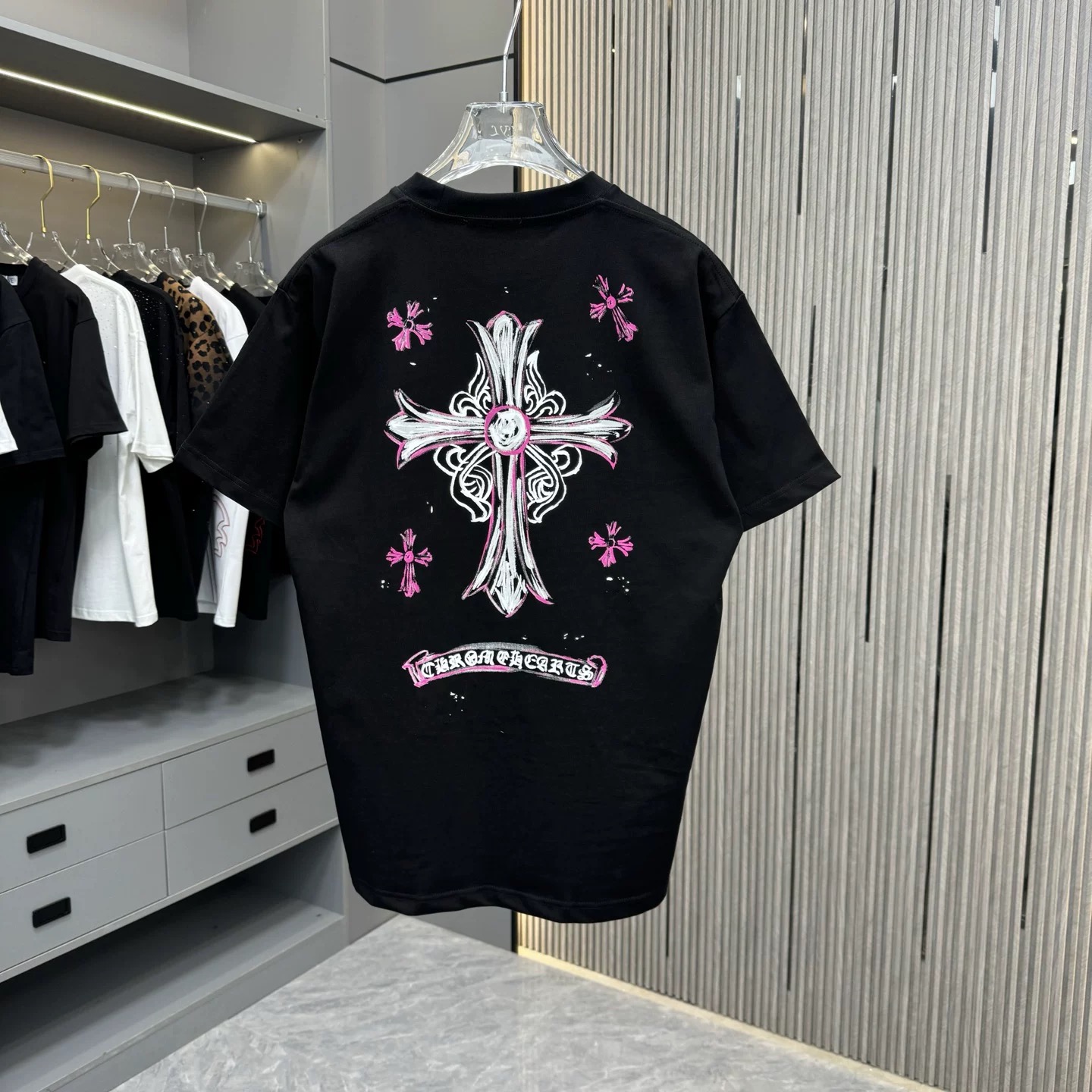 【Chrome Hearts】2025新作 クロムハーツ Tシャツ 男女兼用 高品質 半袖 CH041