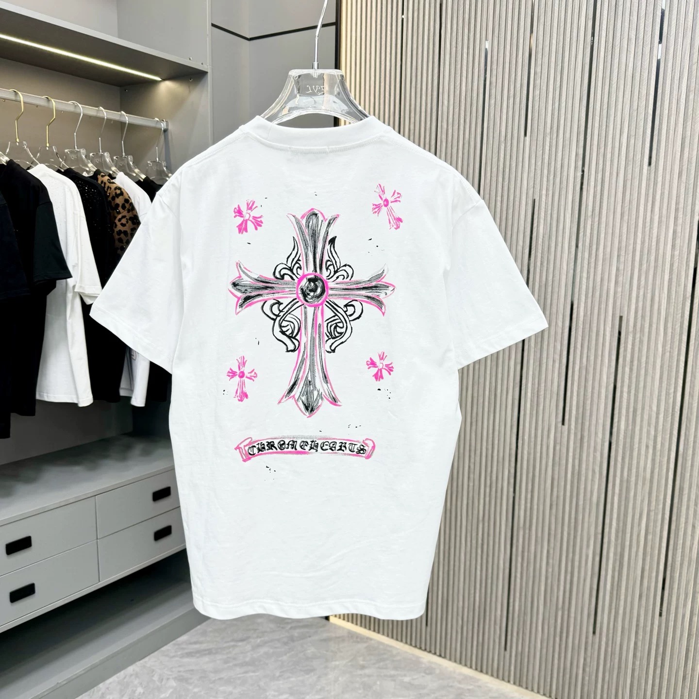 【Chrome Hearts】2025新作 クロムハーツ Tシャツ 男女兼用 高品質 半袖 CH041