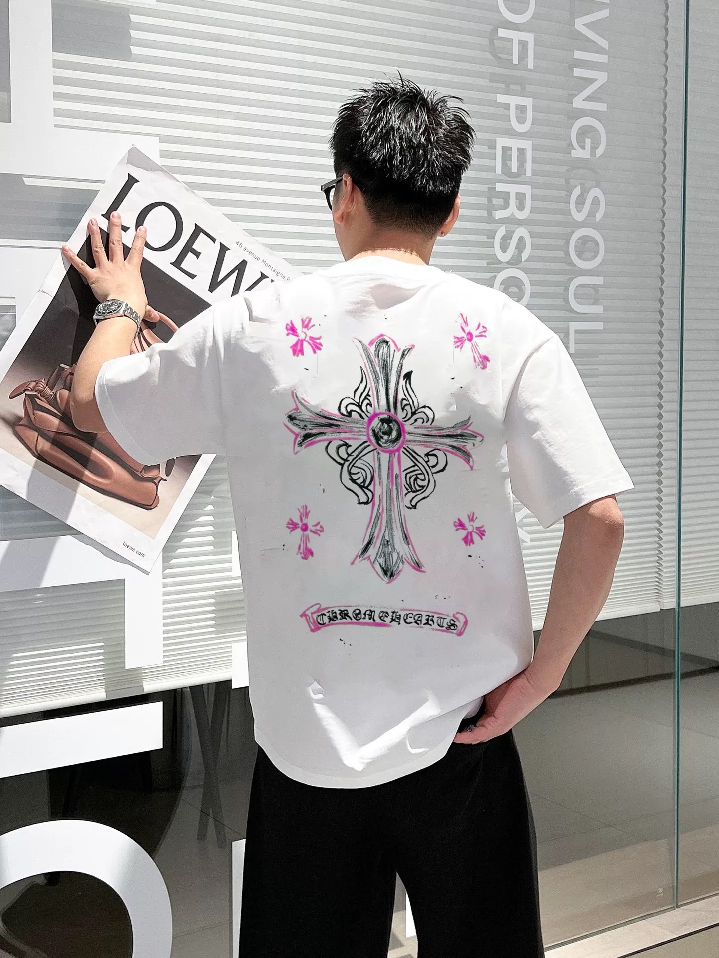 【Chrome Hearts】2025新作 クロムハーツ Tシャツ 男女兼用 高品質 半袖 CH041