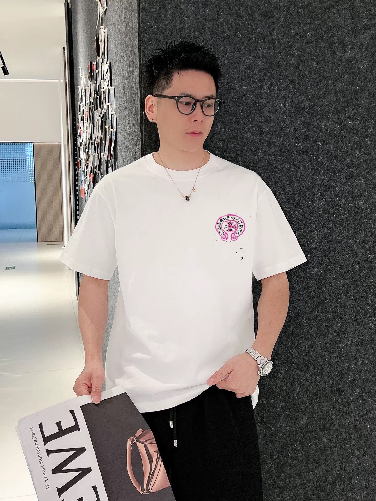 【Chrome Hearts】2025新作 クロムハーツ Tシャツ 男女兼用 高品質 半袖 CH041