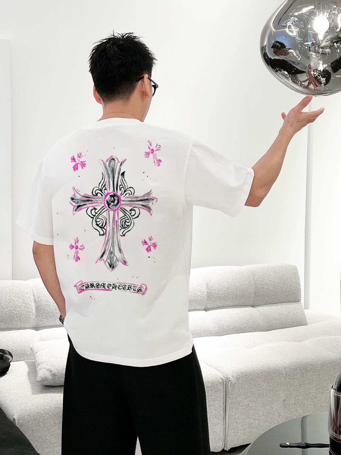 【Chrome Hearts】2025新作 クロムハーツ Tシャツ 男女兼用 高品質 半袖 CH041