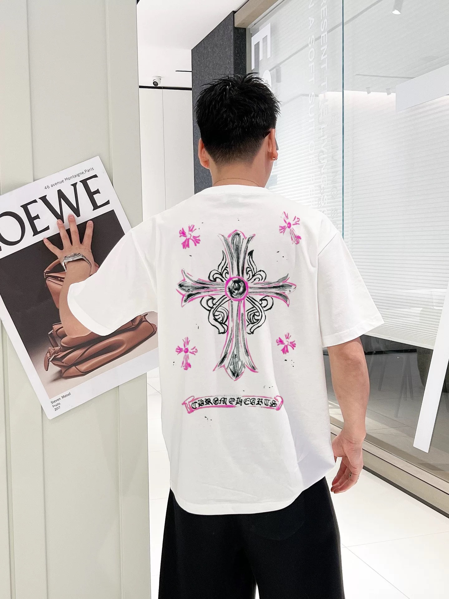 【Chrome Hearts】2025新作 クロムハーツ Tシャツ 男女兼用 高品質 半袖 CH041