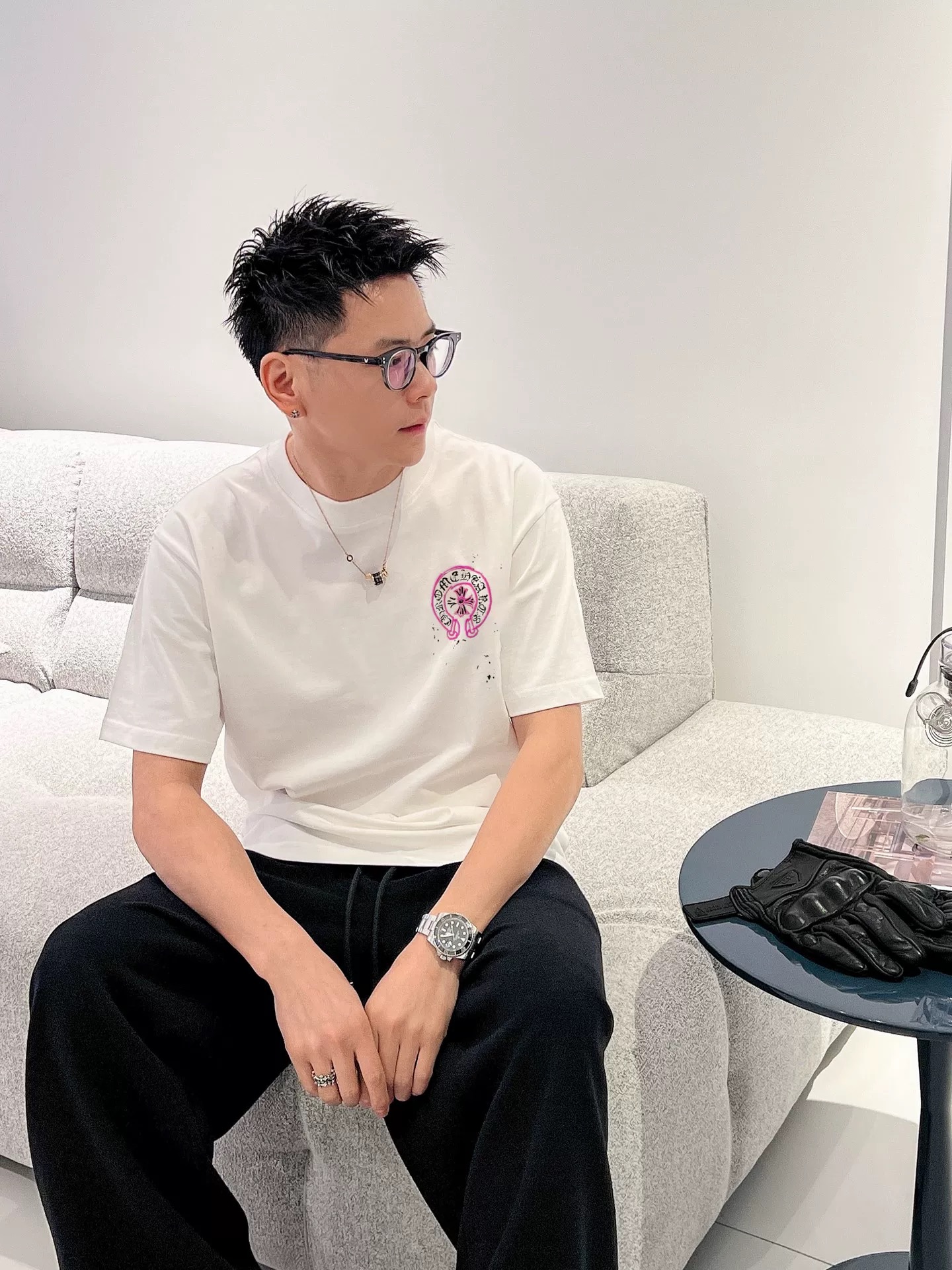 【Chrome Hearts】2025新作 クロムハーツ Tシャツ 男女兼用 高品質 半袖 CH041