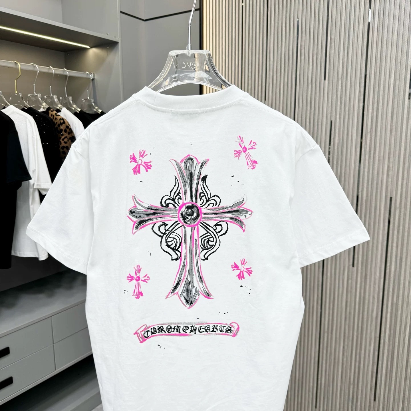 【Chrome Hearts】2025新作 クロムハーツ Tシャツ 男女兼用 高品質 半袖 CH041