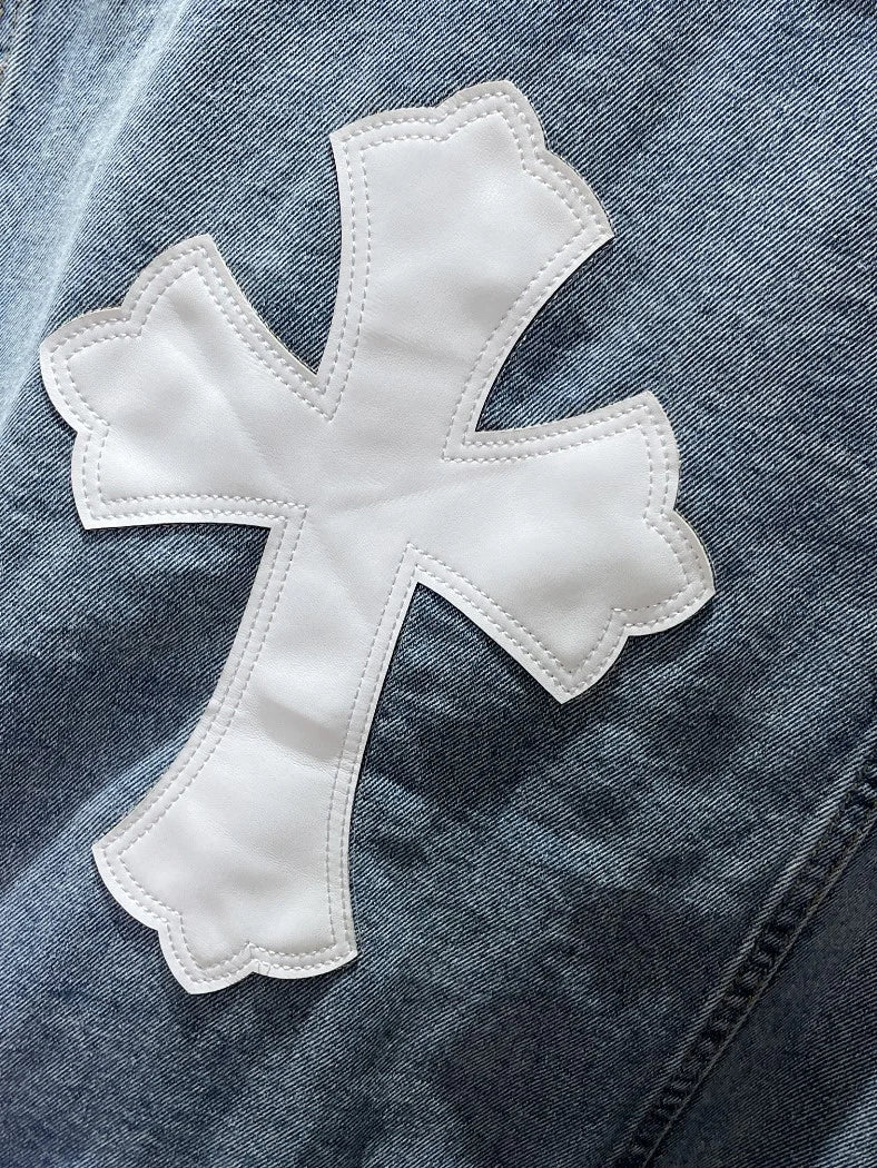 【Chrome Hearts】クロムハーツ 新作デニムジャケット Tシャツ