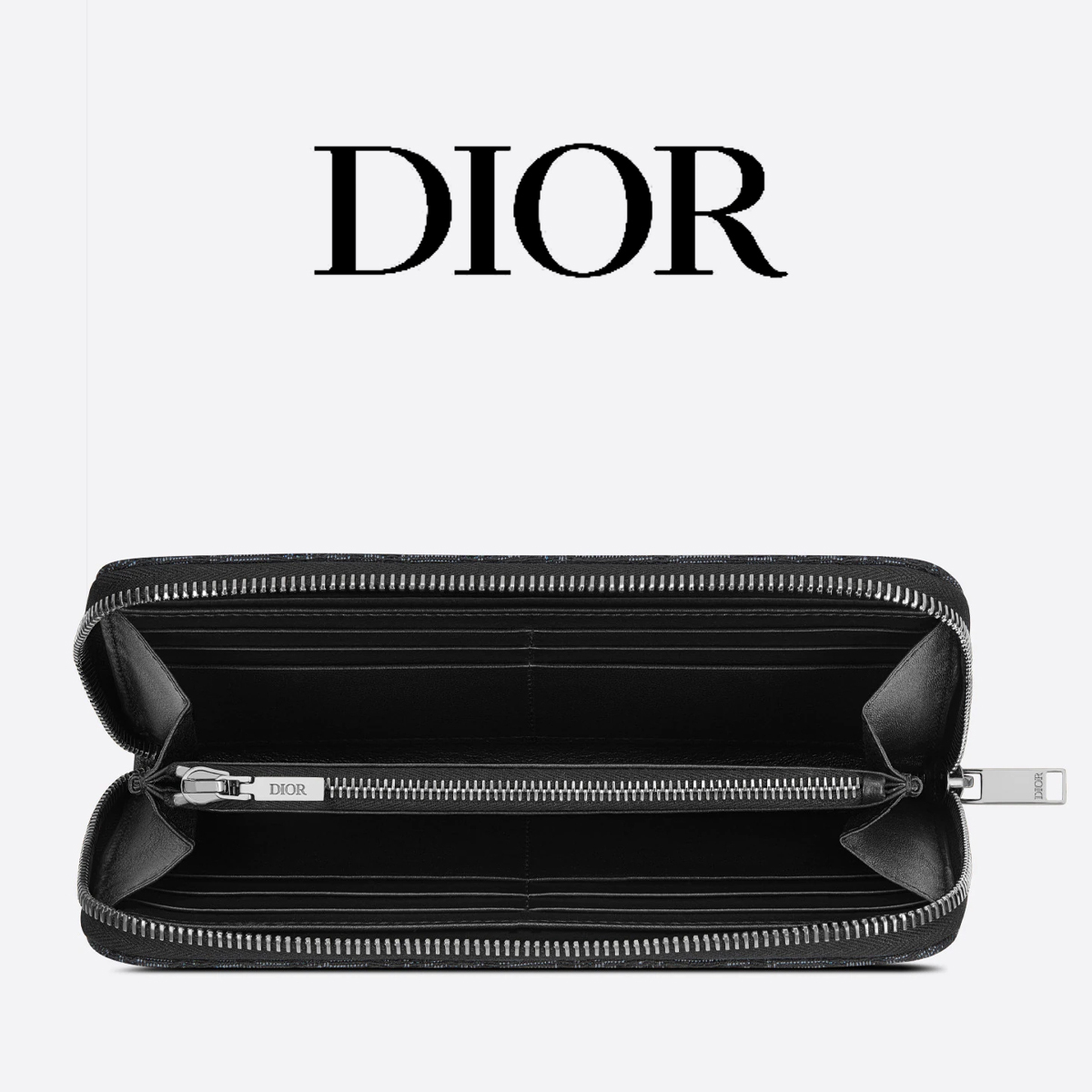 DIOR*オブリークジャガード ロングウォレット*モノグラム財布