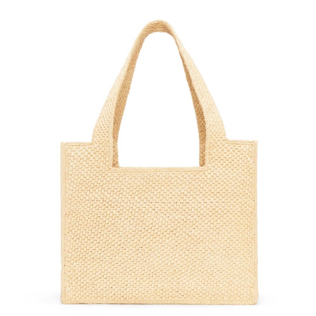 【LOEWE】ロエベ🔥バスケットバッグの最新作が登場！「MORE」雑誌掲載❤️本田 翼さんが推す！★Paula's ロゴ刺繍ラフィア トートバッグ