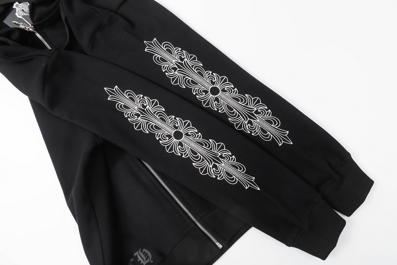 【クロムハーツ】 Chrome Hearts Zip Up Hoodie M8515 Tシャツ 長袖パーカー