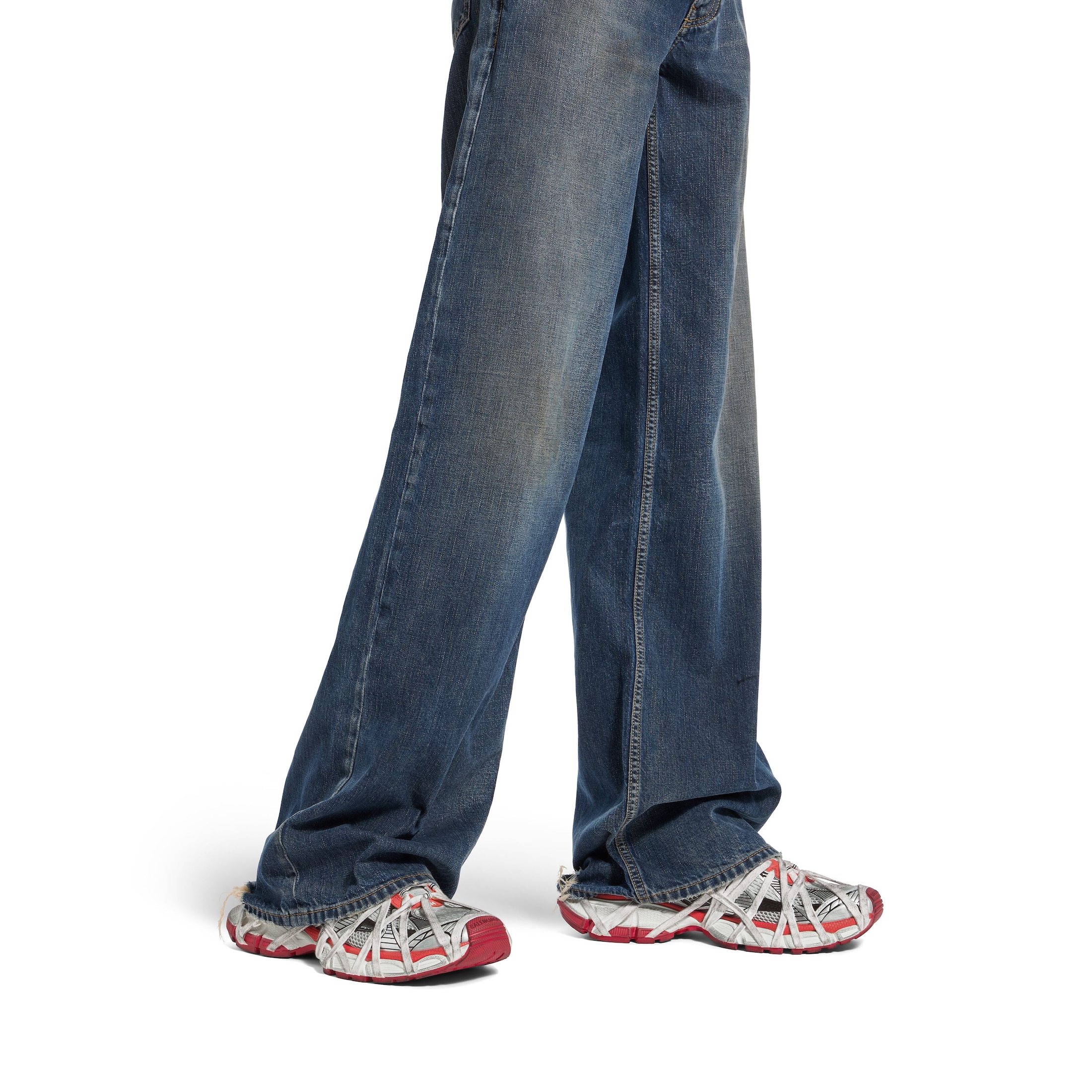 グレー/レッド/ブラック/ホワイト の メンズ 3xl Extreme Lace スニーカー