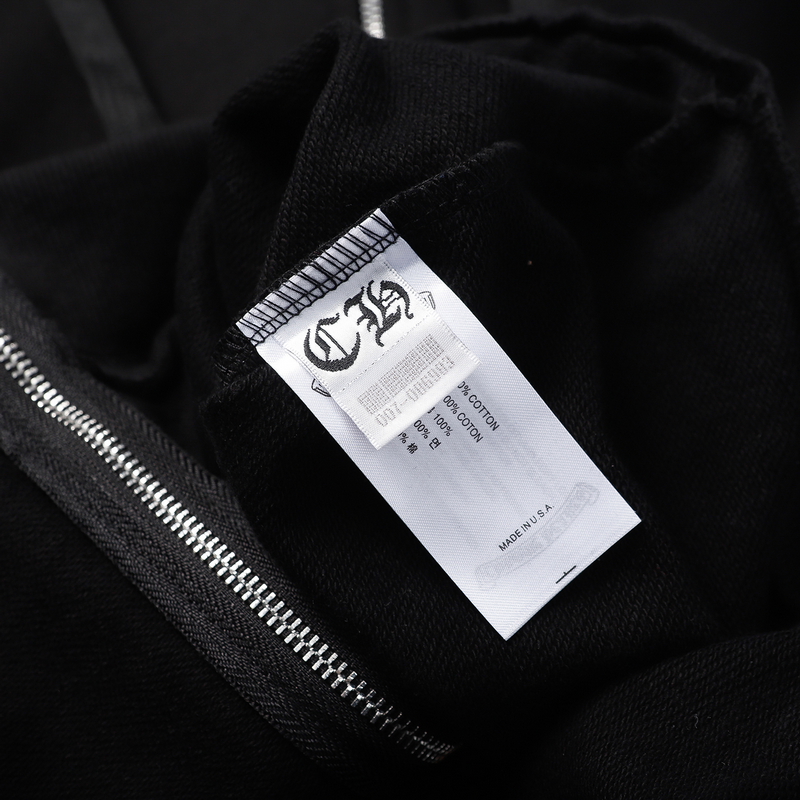 【クロムハーツ】 Chrome Hearts Zip Up Hoodie M8526 Tシャツ 長袖パーカー