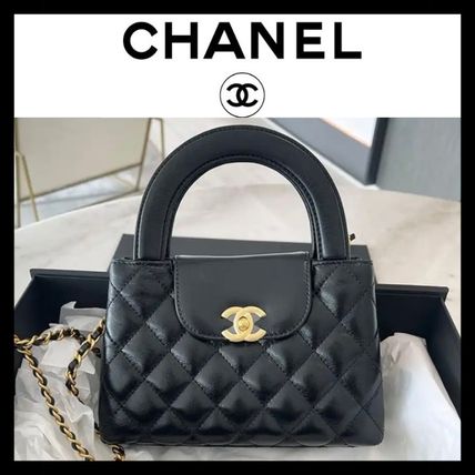 【CHANEL】 トップ ハンドル チェーン バッグ