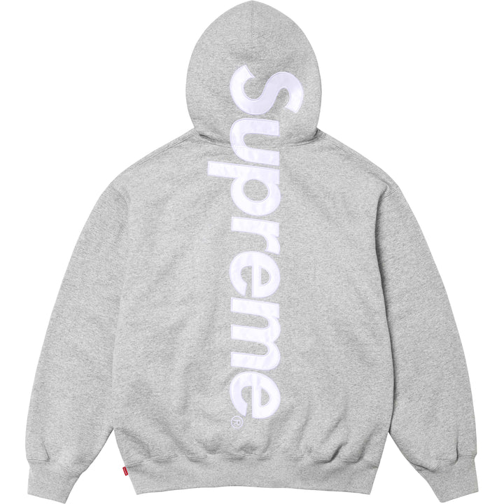Supreme satin appligué Hooded Sweatshirt