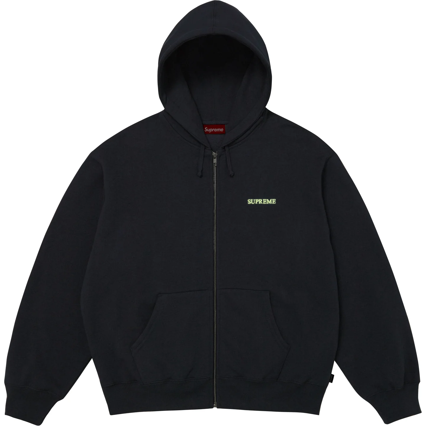 Supreme IDGAF' Zip Up Hooded Sweatshirt