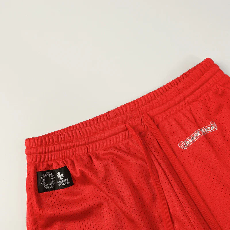 【Chrome Hearts】クロムハーツ マティボーイ グラフィティ レッドメッシュ トラックパンツ 9997