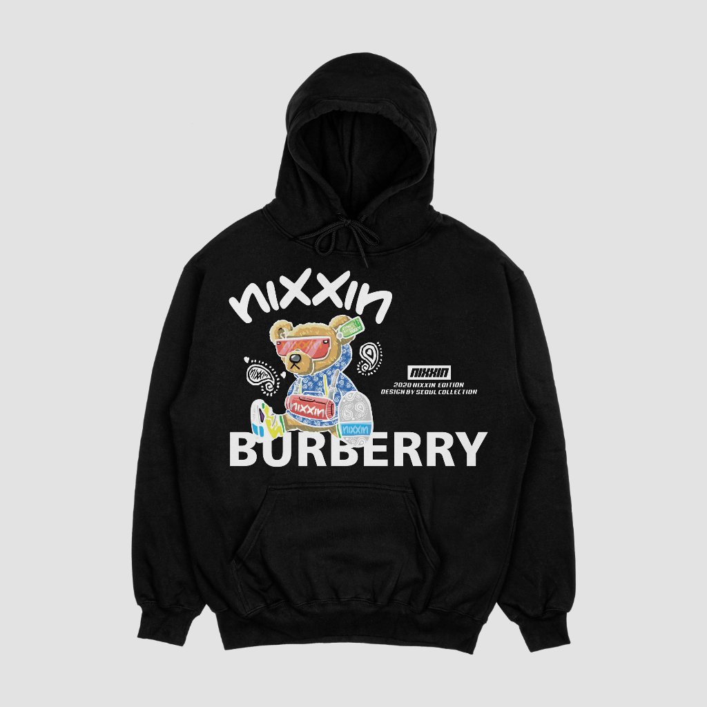 Burberry 小熊アルファベットのキャラクタープリントのパーカー