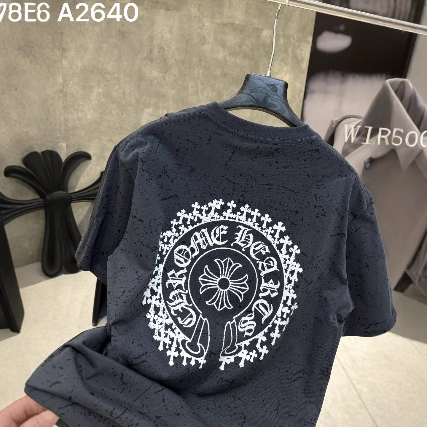 Chrome Hearts/クロムハーツ 2026SS夏新作 半袖Tシャツ 男女兼用 黑/白 CHT-26S37 サイズ S~2XL