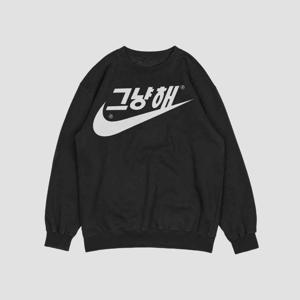 NIKEスウェット クル パーカー プリント  綿　男女兼用