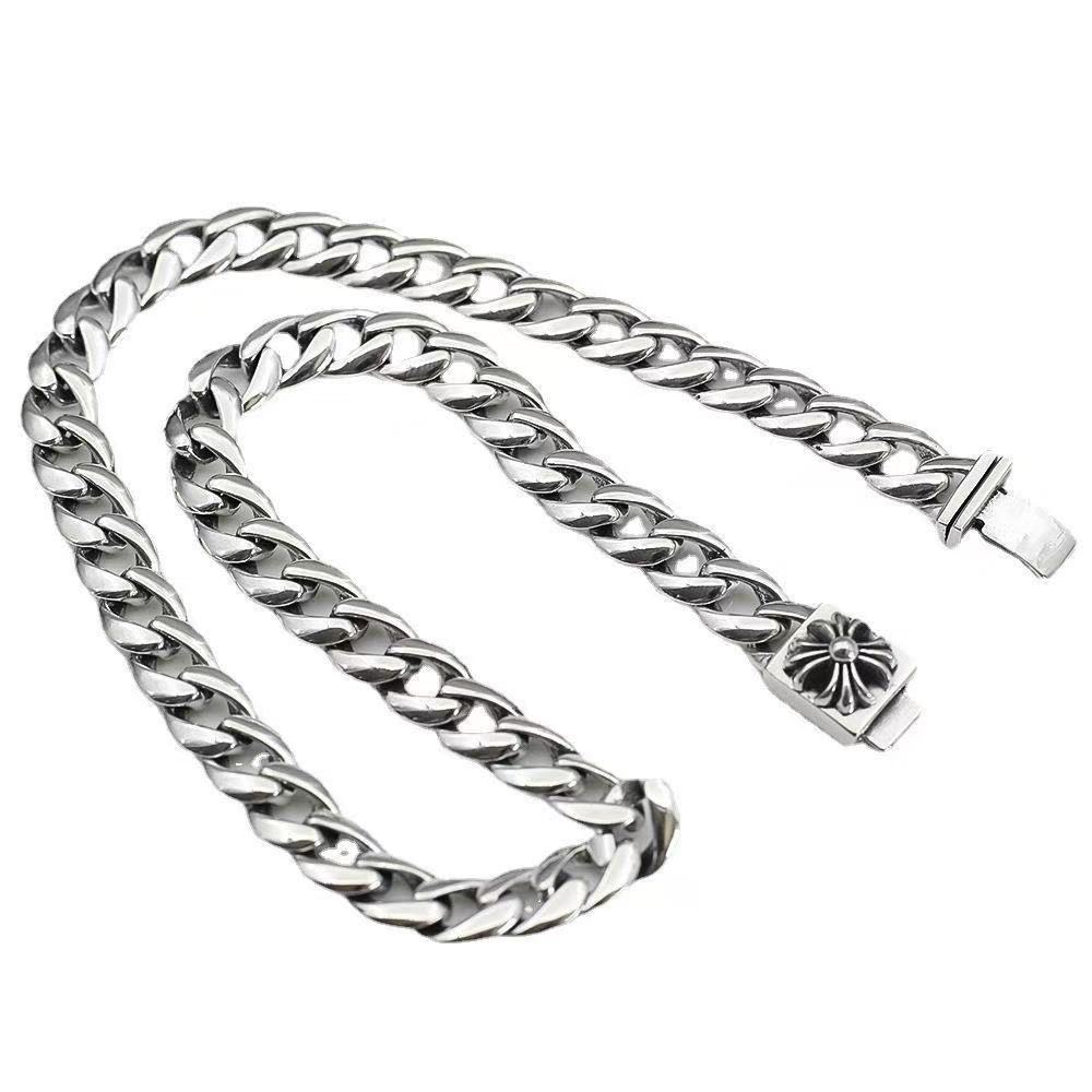 クロムハーツ（Chrome Hearts）ネックレス テーパード クラシック リンク / ボックス CHX 18インチ