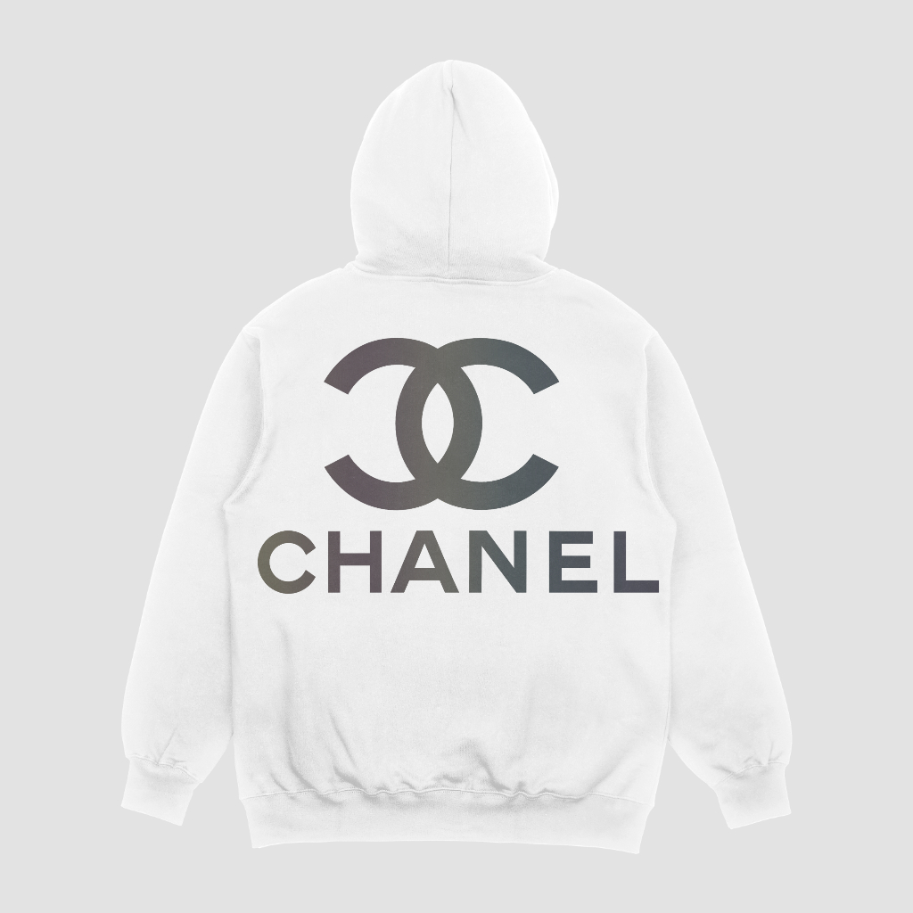 CHANEL アルファベットプリントのパーカー