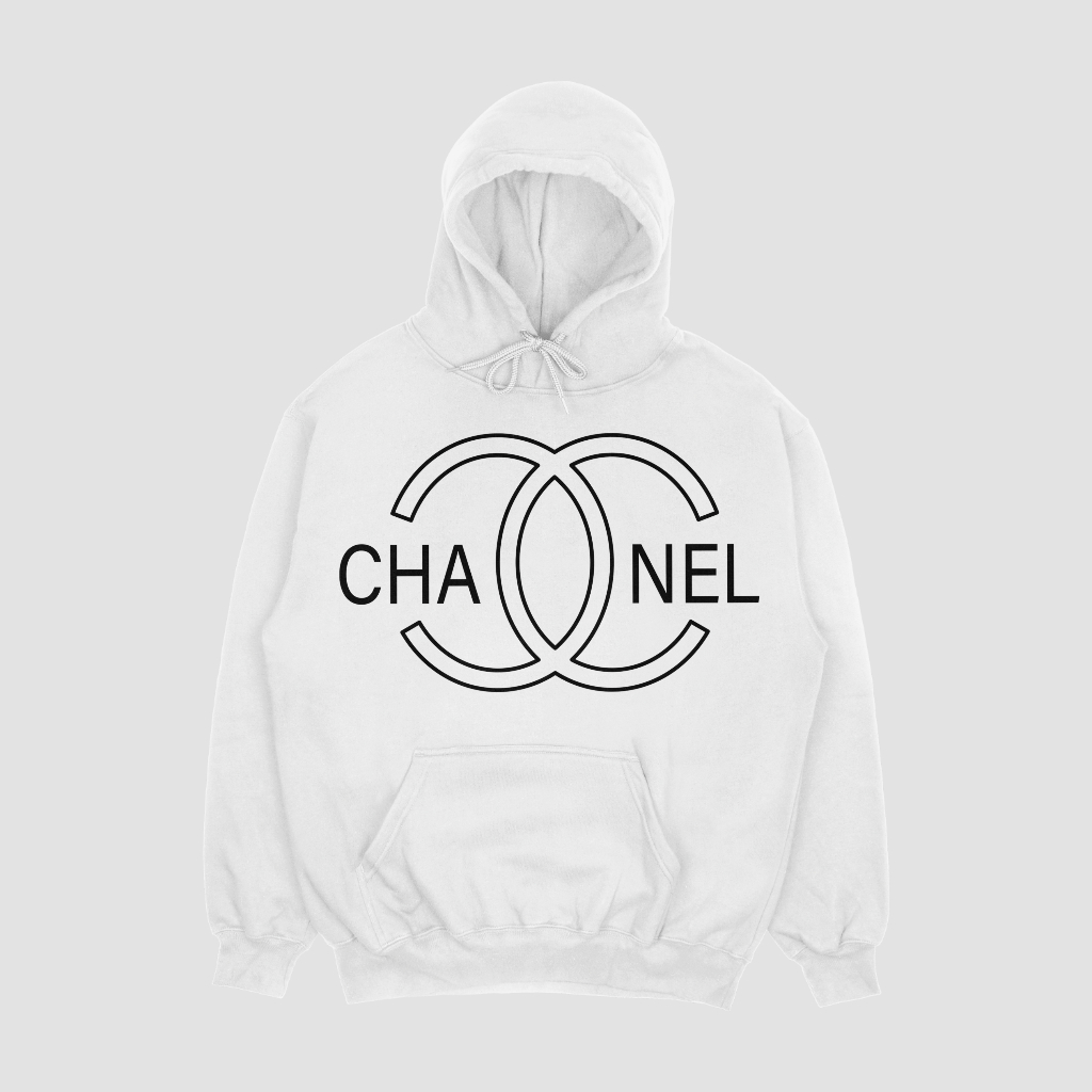 CHANEL アルファベットプリントのパーカー