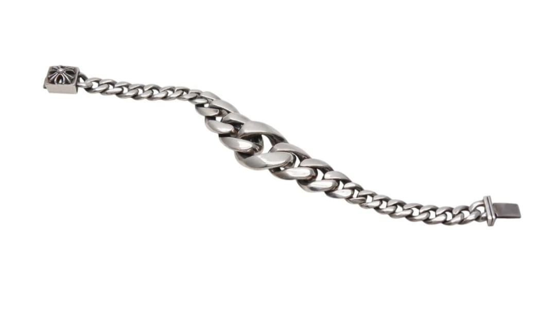 CHROME HEARTS クロムハーツ　テーパード クラシック IDブレスレットシルバー925