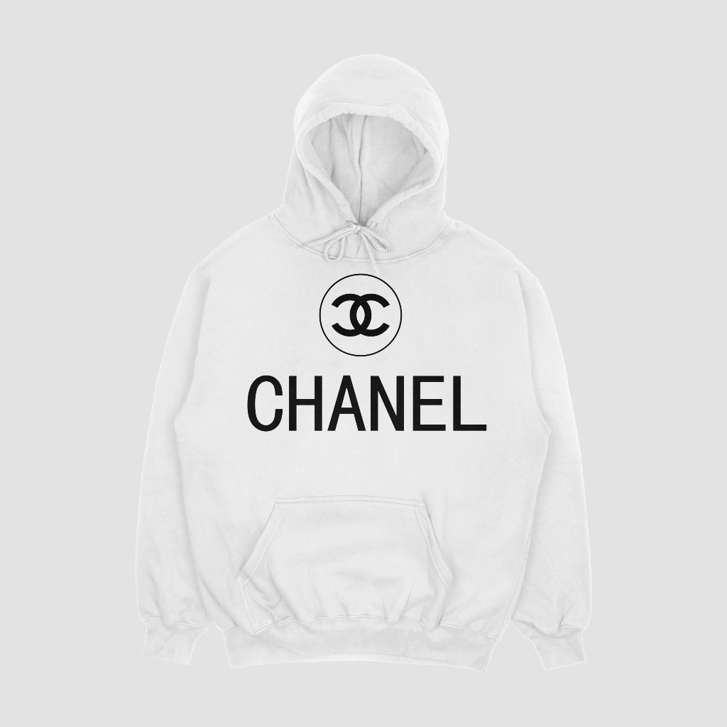 CHANEL アルファベットプリントのパーカー
