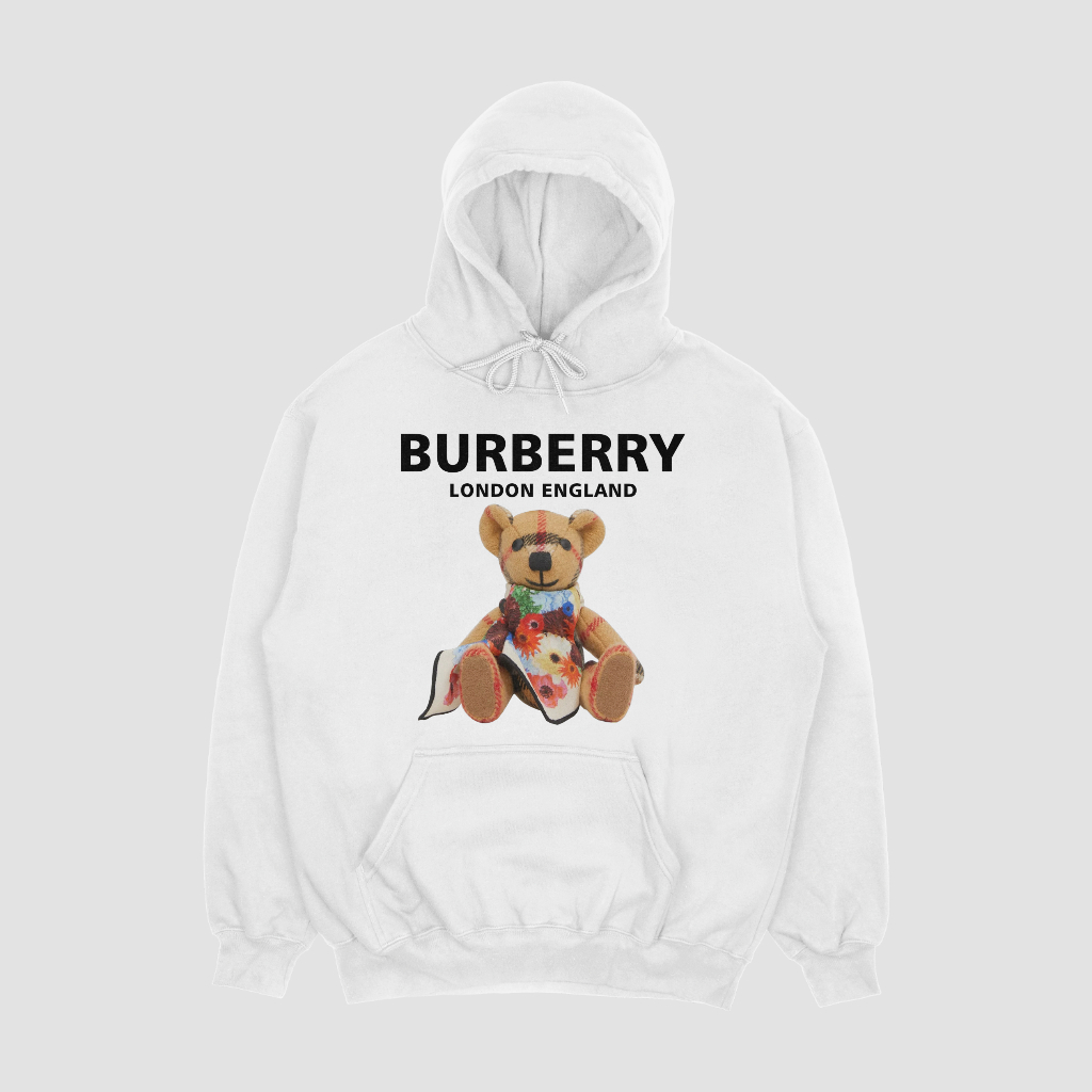 Burberryスウェット クル パーカー プリント  綿　男女兼用